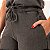 Calça Feminina Pantalona Estonada de Moletom Chumbo - Imagem 4