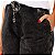 Calça Feminina Pantalona Marmorizada de Moletom Preta - Imagem 3