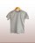 Camiseta Infantil Pré-Encolhida Lisa Algodão Mescla - Imagem 2