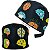Gorro Cirúrgico, Cérebros Desenhos Coloridos, Preto - Imagem 1