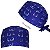 Gorro Cirúrgico, Mamas, Desenho Traços Azul Claro, Azul - Imagem 1