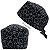 Gorro Cirúrgico Odontológico, Dentes Pretos Contorno Branco, Preto. - Imagem 1