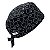 Gorro Cirúrgico Odontológico, Dentes Pretos Contorno Branco, Preto. - Imagem 4