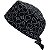 Gorro Cirúrgico Odontológico, Dentes Pretos Contorno Branco, Preto. - Imagem 3