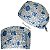 Gorro Cirúrgico, Quadro Escritas, Vírus, Dna, Azul, Cinza Claro - Imagem 1