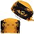 Gorro Cirúrgico, Olho Amarelo e Preto Lateral Pixelado, Amarelo - Imagem 1