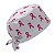 Gorro Unissex, Outubro Rosa, Laços Rosa Pink, Branco - Imagem 4
