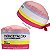 Gorro Cirúrgico, Paracetaloka, Linhas Rosa Lilás Amarelo Pink, Branco - Imagem 1