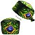 Gorro Cirúrgico, Bandeira Brasil Estilizado, Artística - Imagem 1