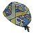 Gorro Cirúrgico, Arte, Quadro Cubismo Colorido, Verde - Imagem 3