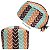 Gorro Cirúrgico, Listrado com Chevron, Azul, Laranja, Vinho - Imagem 1