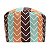 Gorro Cirúrgico, Listrado com Chevron, Azul, Laranja, Vinho - Imagem 2