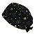 Gorro Cirúrgico, Vírus Verde neon, Preto - Imagem 3
