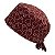 Gorro Cirúrgico Odontológico, Dentes Bordô, Contorno Branco, Bordô - Imagem 3