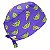 Gorro Cirúrgico, Gatos Verdes, Pizza, Roxo - Imagem 4