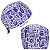 Gorro Cirúrgico, arte, rupestre, abstrato, doodle, Roxo - Imagem 5