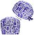 Gorro Cirúrgico, arte, rupestre, abstrato, doodle, Roxo - Imagem 1
