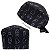 Gorro Cirúrgico, Cirurgia Plástica, Traços Branco, Preto - Imagem 1