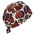 Gorro Cirúrgico, Órgãos, olho, cérebro, intestino, Vermelho, Bege - Imagem 4