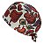 Gorro Cirúrgico, Órgãos, olho, cérebro, intestino, Vermelho, Bege - Imagem 3