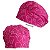 Touca Cirúrgica Feminina, Dentes Rosa, Contorno Branco, Rosa - Imagem 1