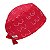 Gorro Cirúrgico, Mamas Traços Brancos, Vermelho - Imagem 4