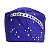 Gorro Cirúrgico, Ordem e Progresso, Bandeira Brasil, Azul - Imagem 2