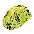 Touca Feminina ALICE, Frutas Tropicais, Laranja, folhas, verde neon - Imagem 4