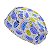 Touca Feminina ALICE, Frutas Tropicais, Melancia, Abacaxi, Azul, Lilás - Imagem 3