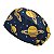 Touca Feminina ALICE, Varios Planeta Saturno, estrelas, Azul Marinho - Imagem 3