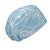 Touca Feminina ALICE, Águas cristalinas, ondas, Azul claro - Imagem 4