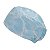 Touca Feminina ALICE, Águas cristalinas, ondas, Azul claro - Imagem 3