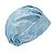 Touca Cirúrgica Feminina, Águas cristalinas, ondas, Azul claro - Imagem 4