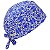 Gorro Cirúrgico, Azulejos Português, Azul Royal - Imagem 4