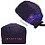 Gorro Cirúrgico, Palavra Ortopedia Frontal, Joelho Lateral Neon, Azul - Imagem 1