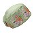 Touca Feminina ALICE, Páscoa, Barrado Coelhos Aquarela, Pistache - Imagem 7