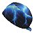 Gorro Cirúrgico, Tempestade, Raios Azuis, Azul Preto Degrade - Imagem 3