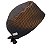 Gorro Cirúrgico, Linhas Douradas, degradê Marrom - Imagem 4