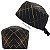Gorro Cirúrgico, Grade Dourada, Degradê Marrom, Preto - Imagem 1