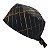 Gorro Cirúrgico, Grade Dourada, Degradê Marrom, Preto - Imagem 3