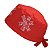 Gorro Cirúrgico, Samu, Símbolos Medicina, Vermelho Sangue - Imagem 3