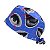 Gorro Cirúrgico, Colagem, Bocas, Olhos, Xadres, Azul - Imagem 3