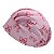 Touca Cirúrgica Feminina, Laços contorno Vermelho, Rosa - Imagem 3