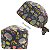 Gorro Cirúrgico, Porco Espinho, Caracol, Flores, Chumbo - Imagem 1