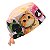 Gorro Cirúrgico, Gatinhos com Lenços, mesclado Rosa e Amarelo - Imagem 4