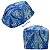 Touca Feminina ALICE, Greys Anatomy, Penas Abstratas, Azul - Imagem 5