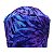 Touca Feminina ALICE, Greys Anatomy, Flores Rosa, Roxo, Azul - Imagem 2