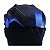 Touca Cirúrgica Feminina, Estampa Abstrata, Tons Azul e Dourado, Preto - Imagem 2