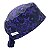 Gorro Cirúrgico, Estrela Grunge Roxa, Preto - Imagem 4