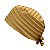Gorro Cirúrgico, Listras Tons de Marrom, Bege - Imagem 3